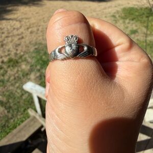 Solvar Ireland 925 Sterling Silver Claddagh Ring